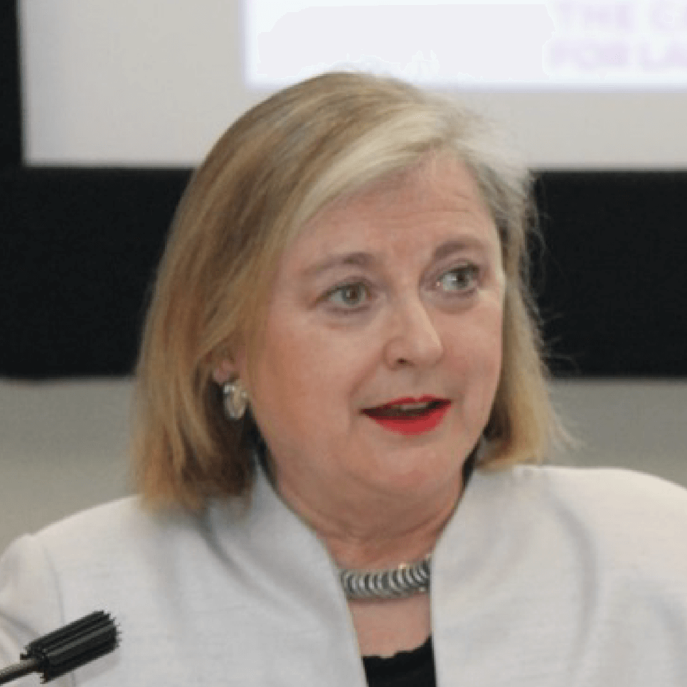 A photograph of Bernardette Holmes